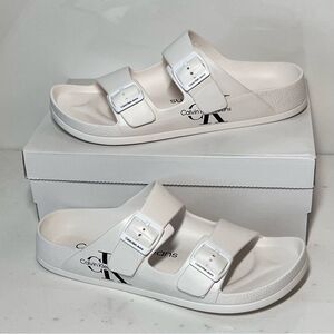 Calvin Klein Zion Double Strap Slide Sandal